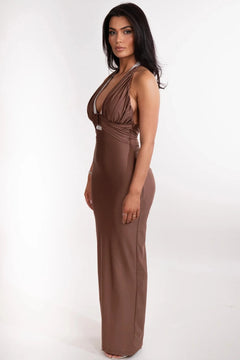 The Sara Dress | Brown (FINAL SALE)