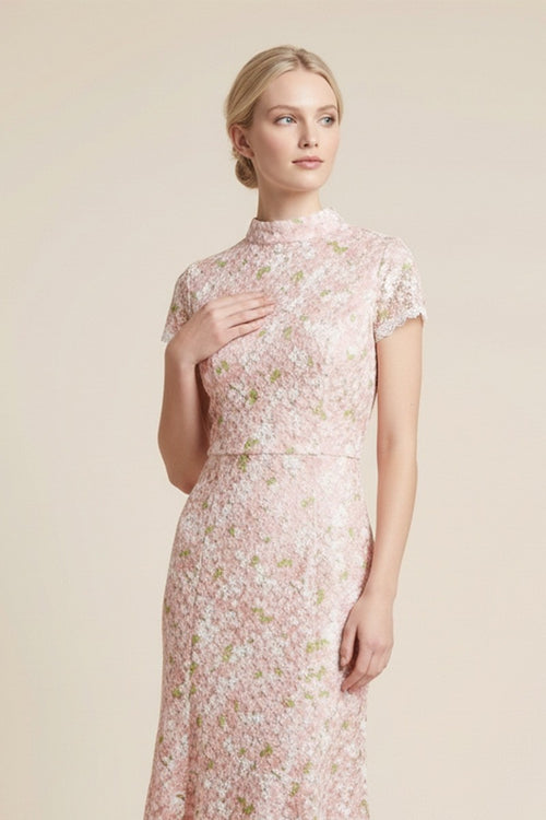 Graceful Moment Dress | Blush/Green