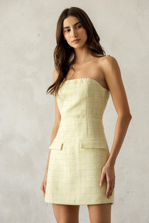 One Kiss Dress | Yellow