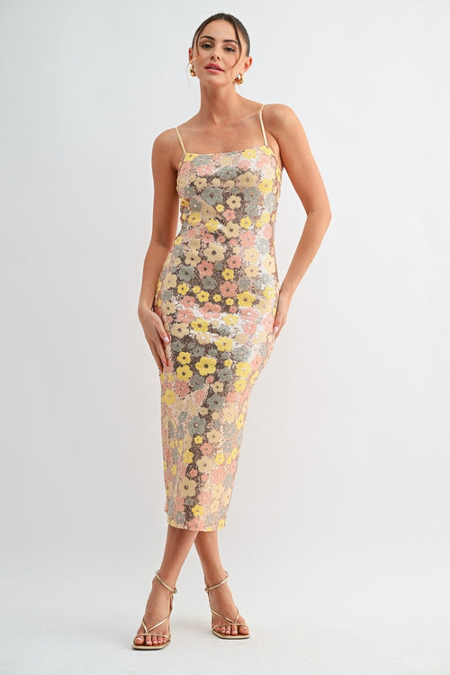 Daisy Disco Dress | Multi/Floral