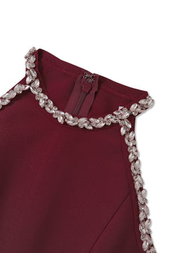 Crystal Hour Dress | Wine