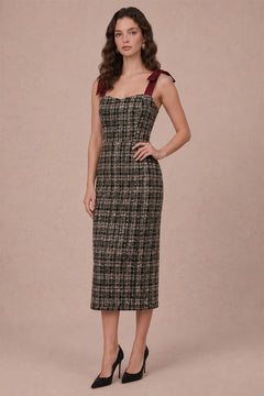 Dinner at the Estate Dress | Green/Multi