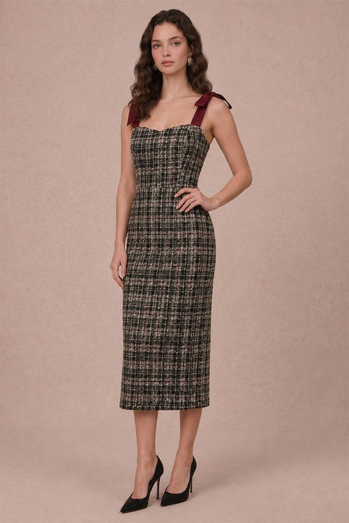 Dinner at the Estate Dress | Green/Multi