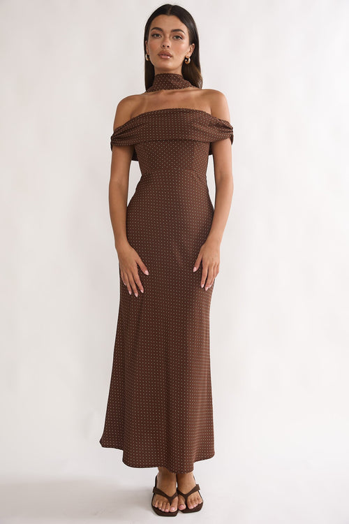 Rome After Dark Dress | Espresso