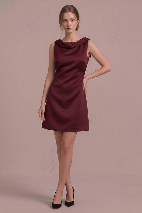 Back Story Dress | Burgundy