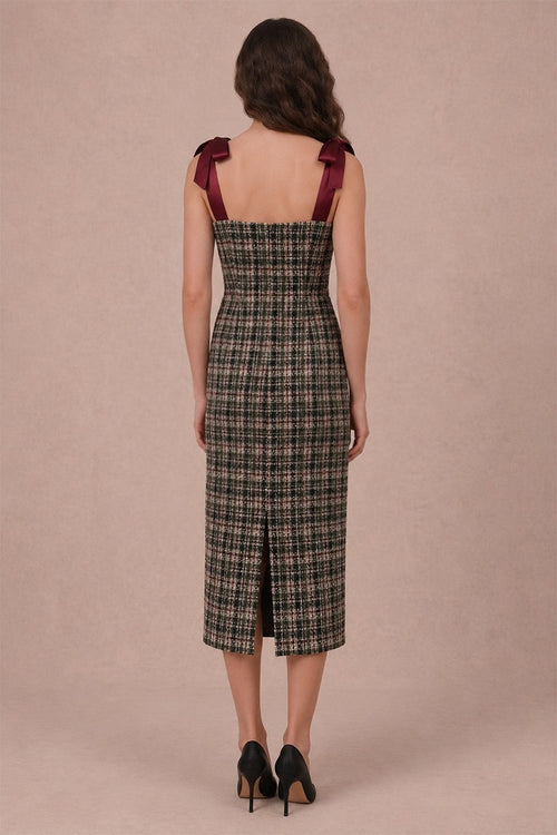 Dinner at the Estate Dress | Green/Multi
