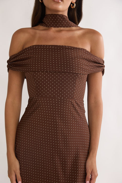 Rome After Dark Dress | Espresso