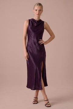 Starlight Soiree Dress | Plum