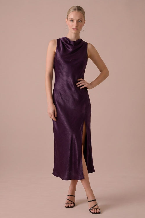 Starlight Soiree Dress | Plum