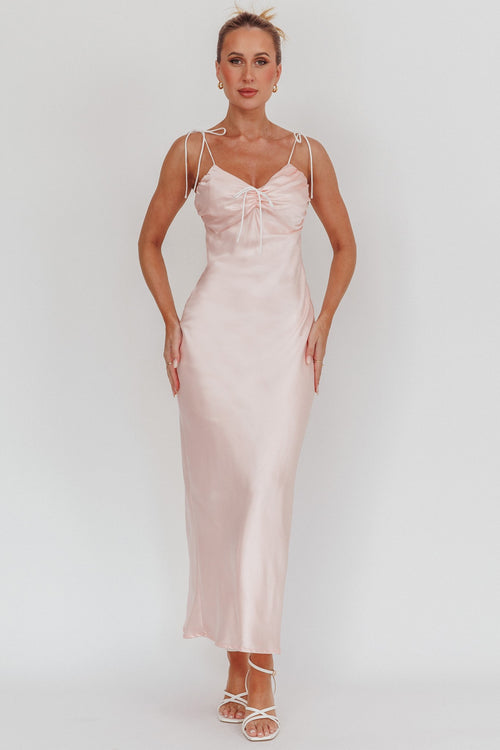 evening dress shops milan Milan Mermaid Satin Evening Gown-Lipstick Red 12