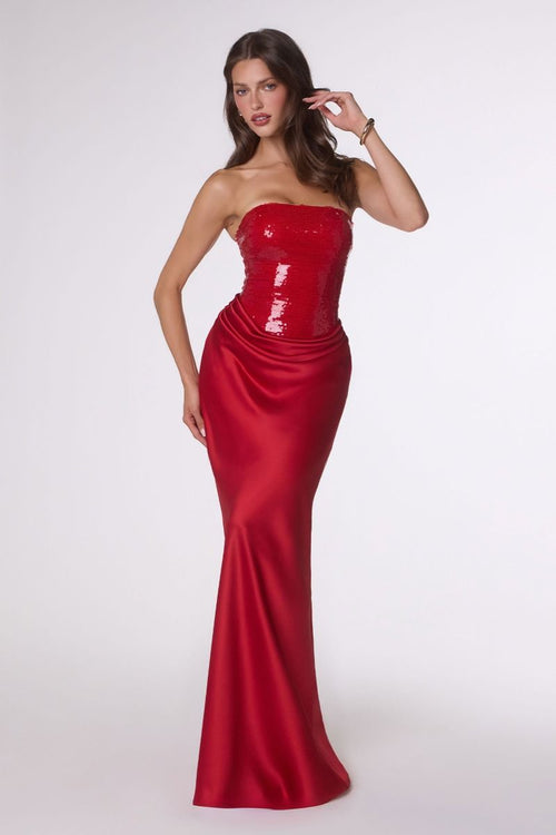 The Evelina Dress | Red (FINAL SALE)