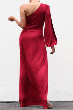 Magical Night Dress (Burgundy) (FINAL SALE)