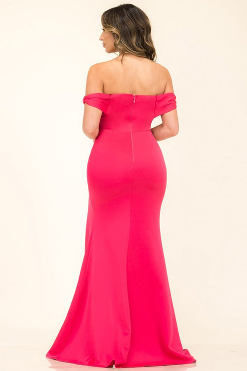Queen Vienne Dress (Hot Pink)