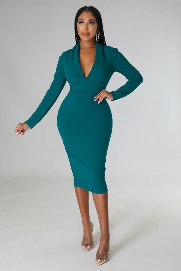 Deal With It Dress (Teal)