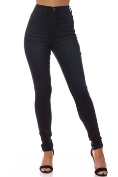 On the Rise Jeans (Dark Blue)