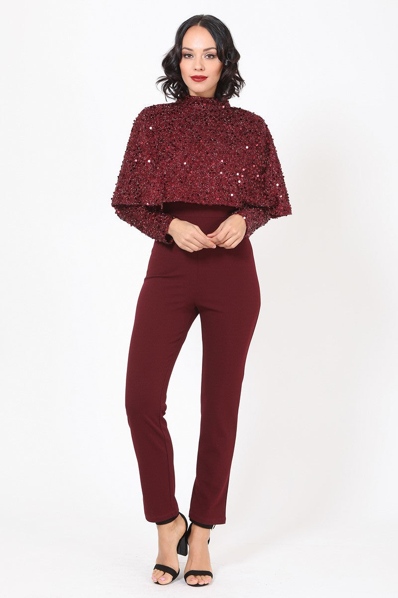 Twinkle Twinkle Jumpsuit (Black) (FINAL SALE)